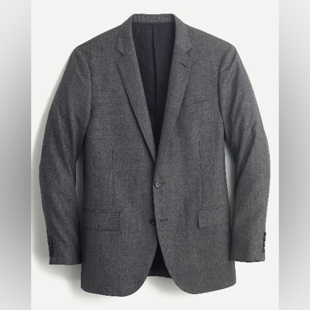J. Crew Ludlow 40R Gray Blazer